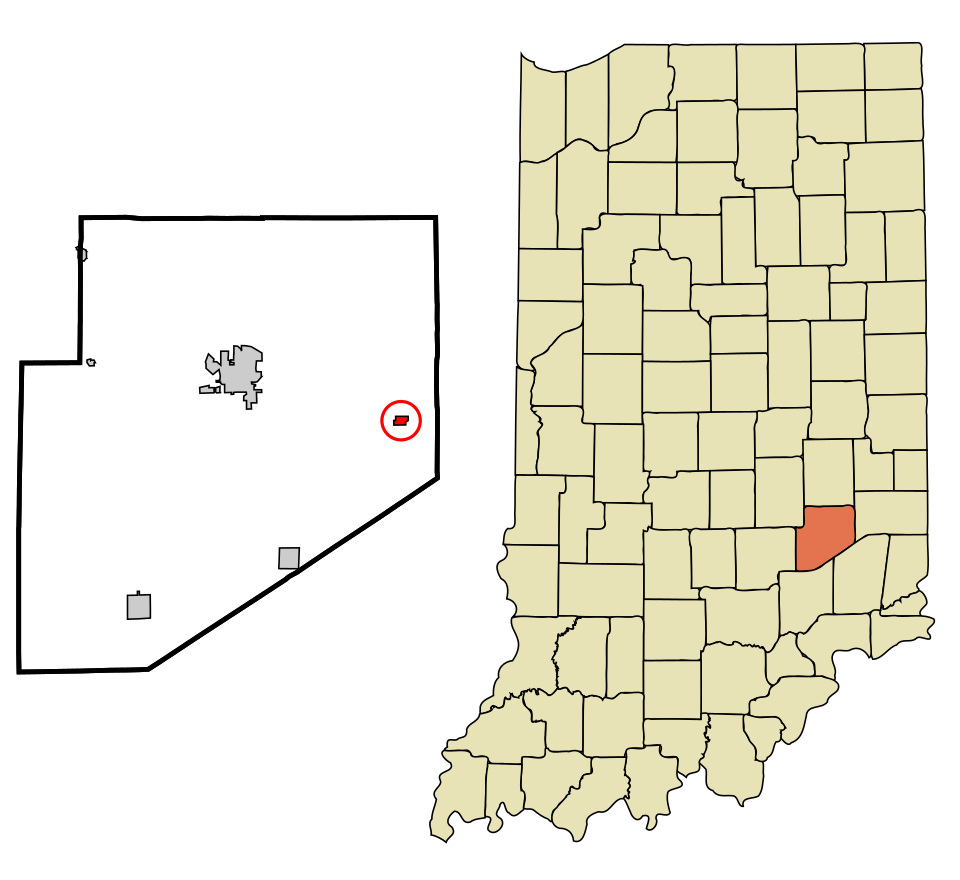 Locator map of New Point