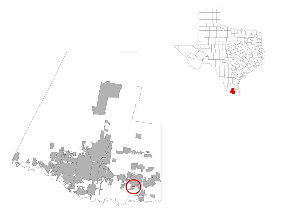 Locator map of Villa Verde