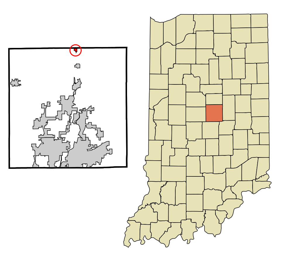 Locator map of Atlanta