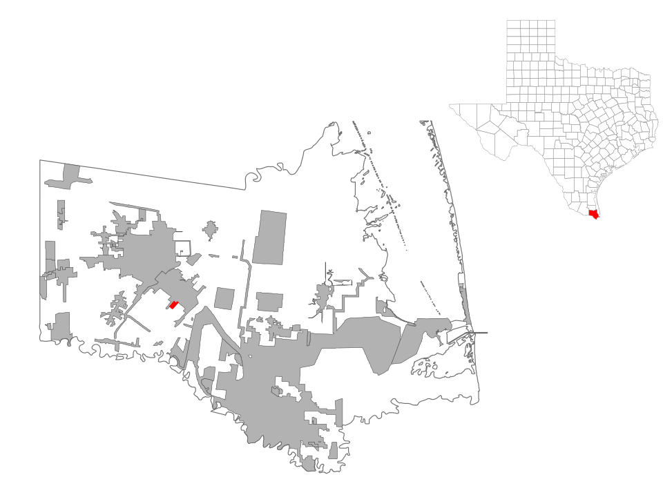 Locator map of El Camino Angosto