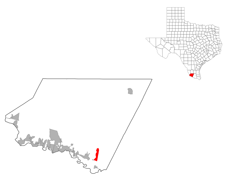 Locator map of La Victoria