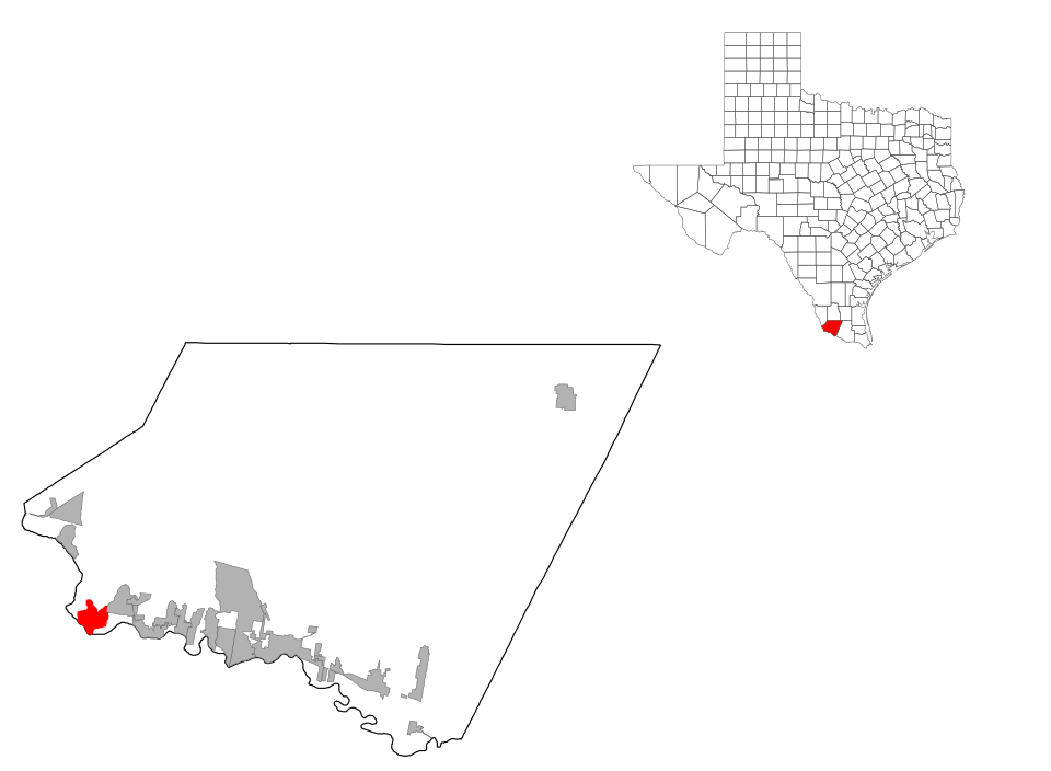 Locator map of Fronton