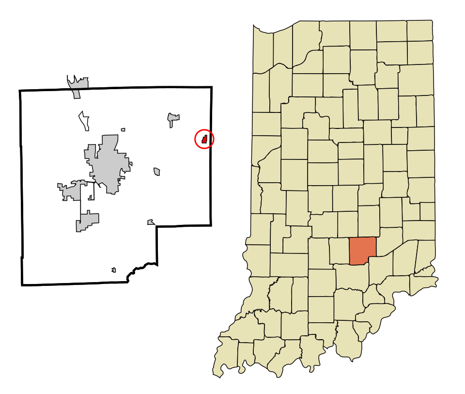Locator map of Hartsville