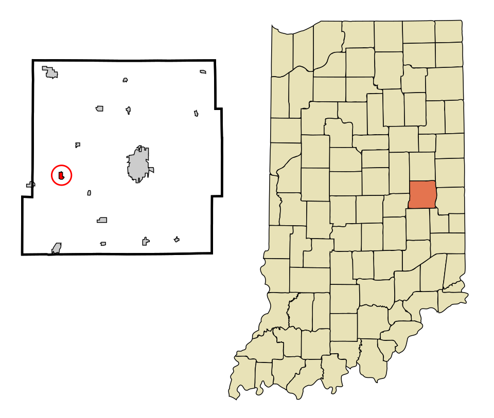 Locator map of Kennard