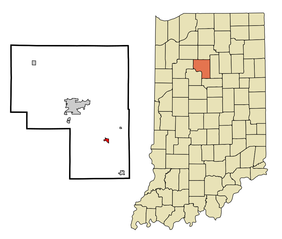 Locator map of Walton