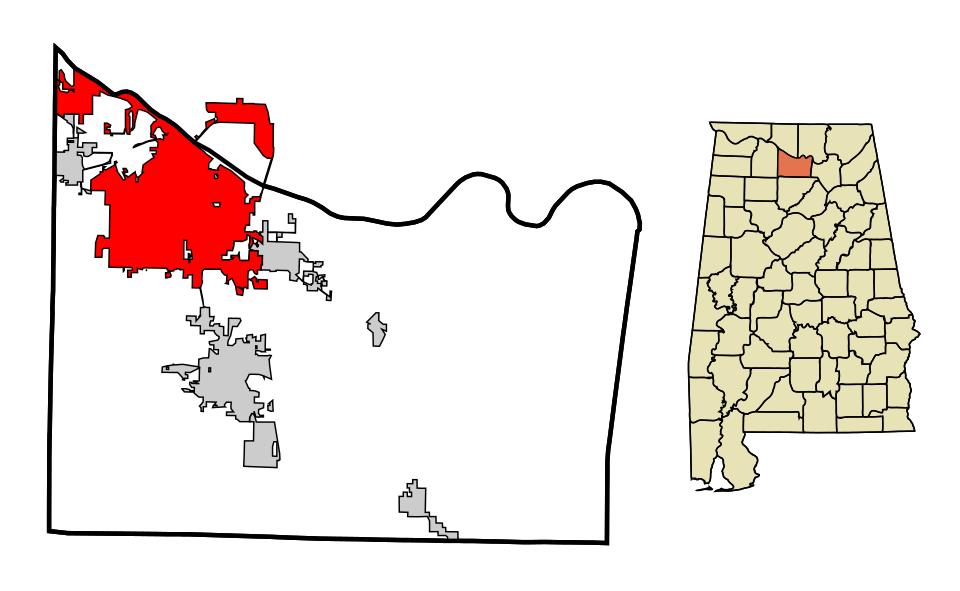 Locator map of Decatur