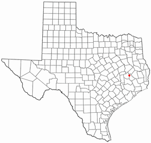 Locator map of Oakhurst