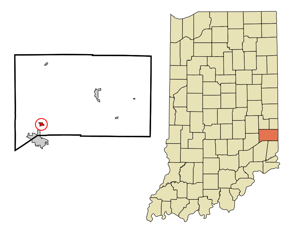 Locator map of Oldenburg