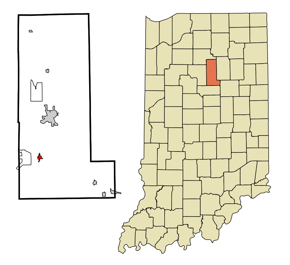 Locator map of Bunker Hill