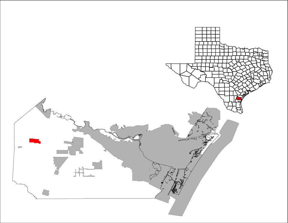 Locator map of Rancho Banquete