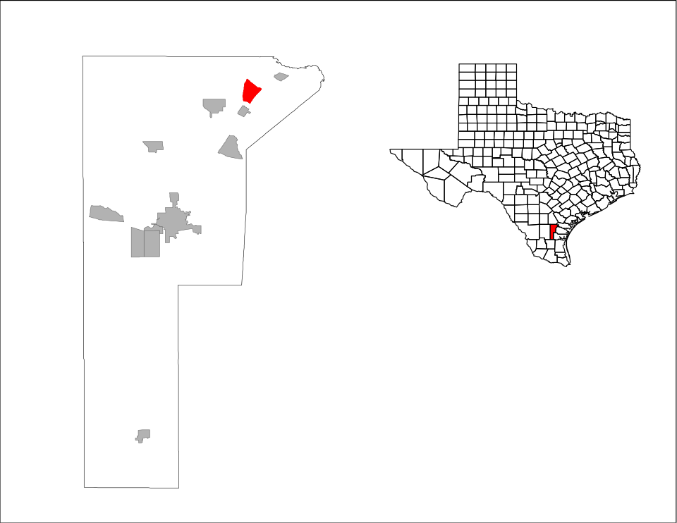 Locator map of K-Bar Ranch
