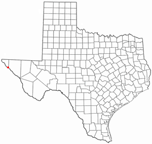 Locator map of Tornillo