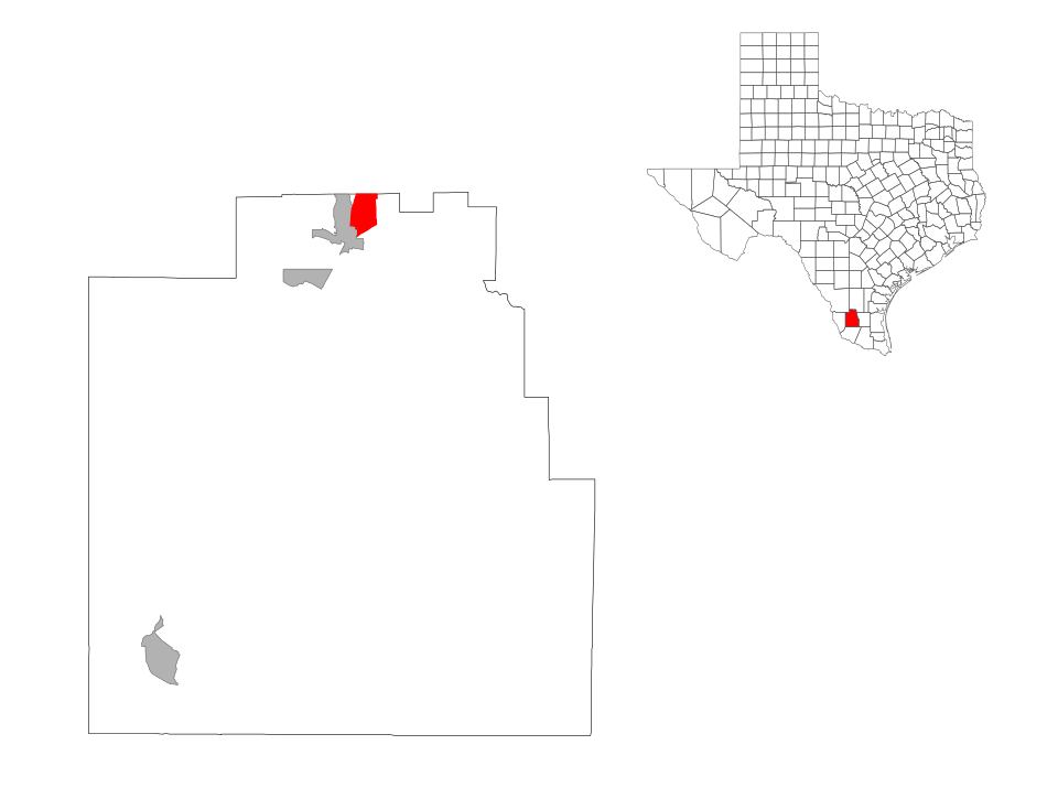 Locator map of Las Lomitas