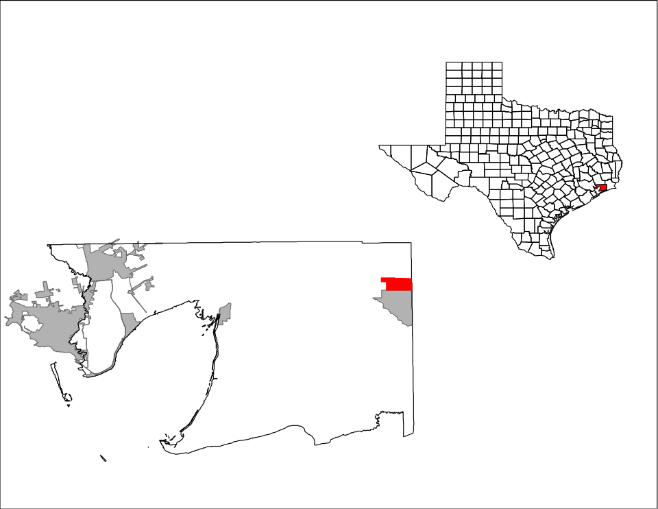 Locator map of Winnie