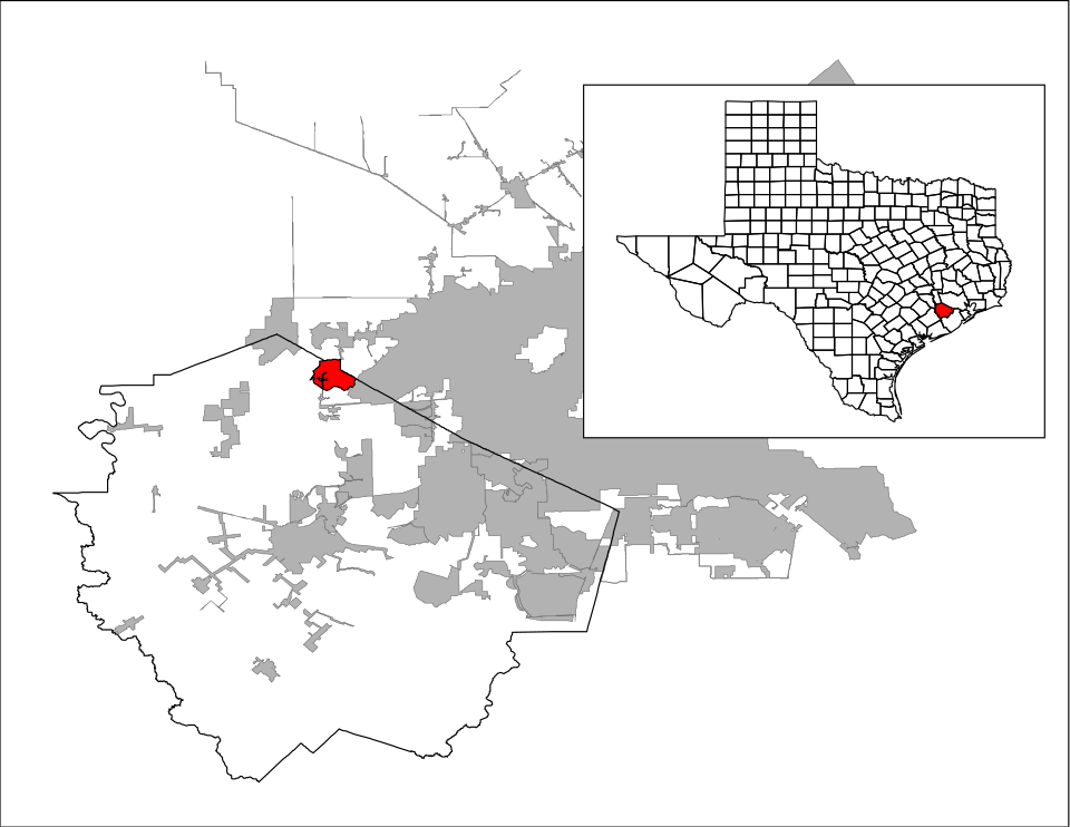 Map of Cinco Ranch