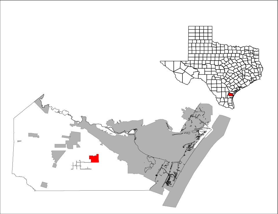 Locator map of Tierra Grande