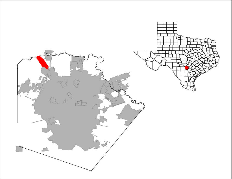 Map of Scenic Oaks