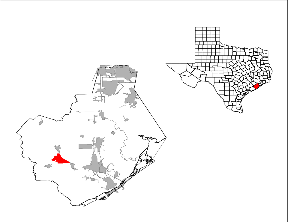 Locator map of Wild Peach