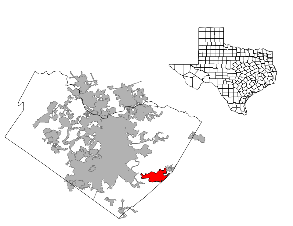 Locator map of Garfield