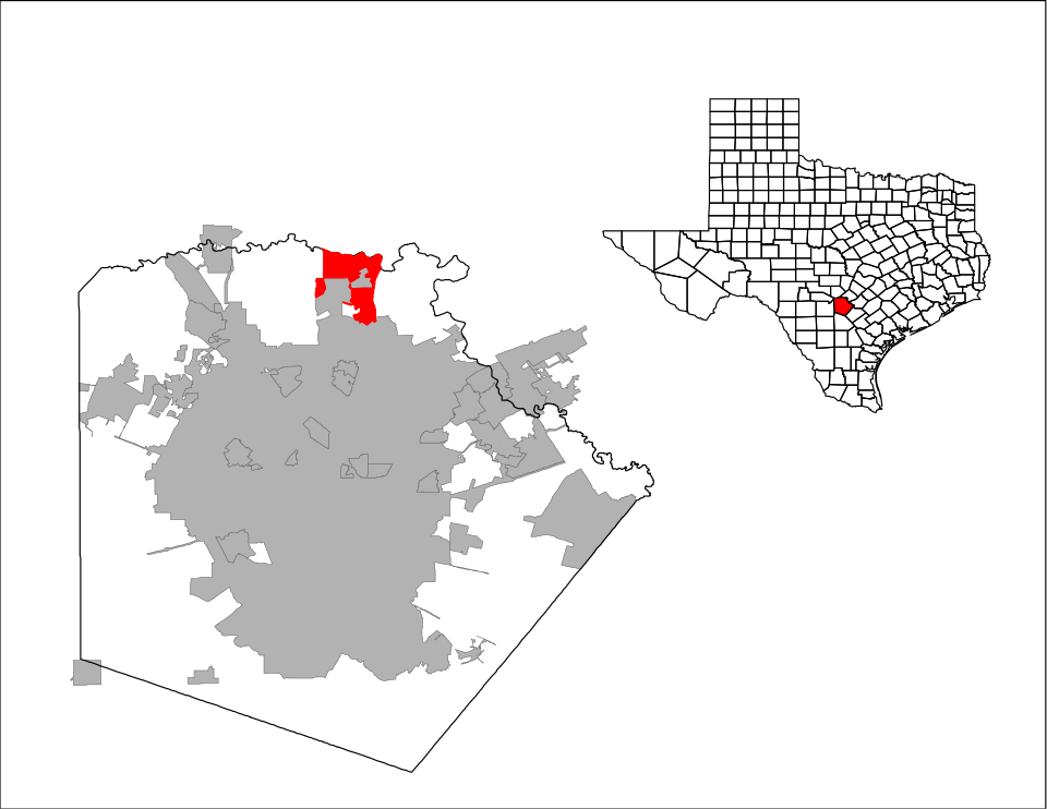 Map of Timberwood Park
