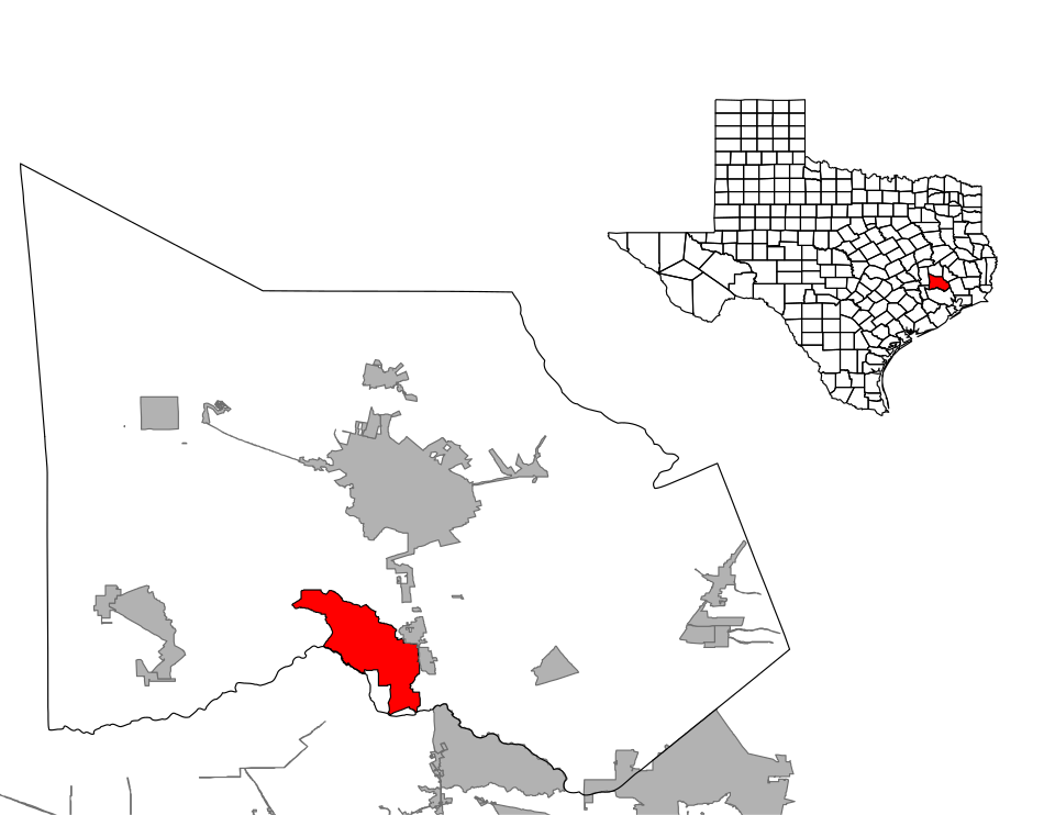 Map of The Woodlands