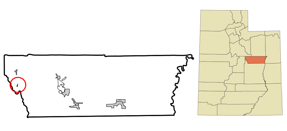 Locator map of Clear Creek