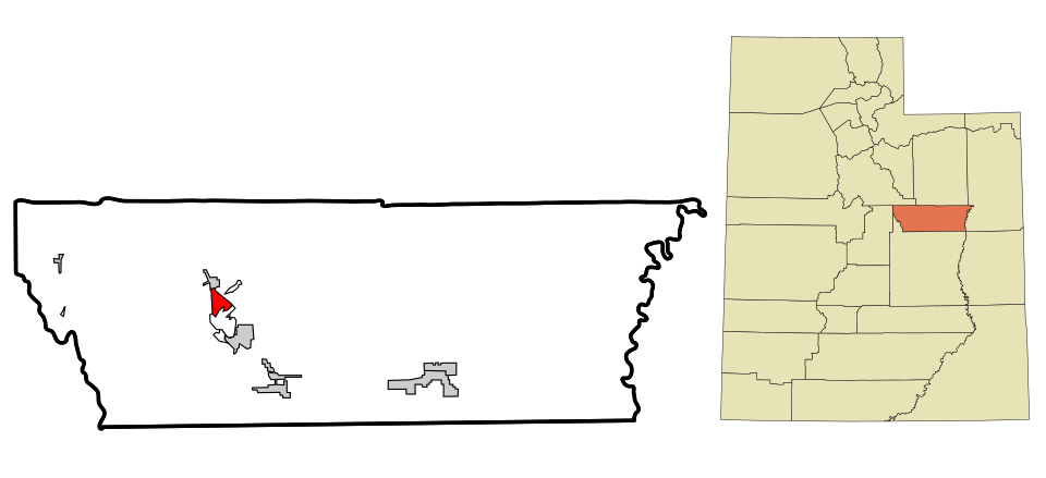 Locator map of Spring Glen