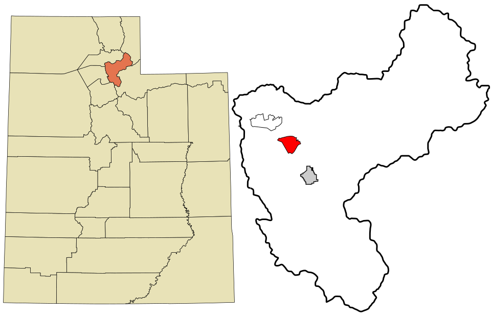 Locator map of Enterprise