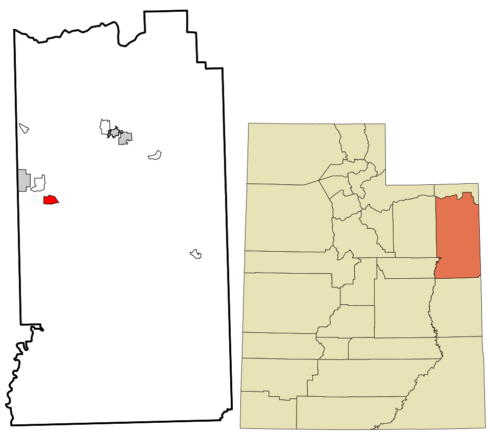 Locator map of Randlett