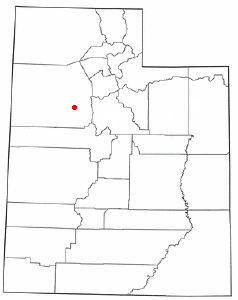 Locator map of Dugway