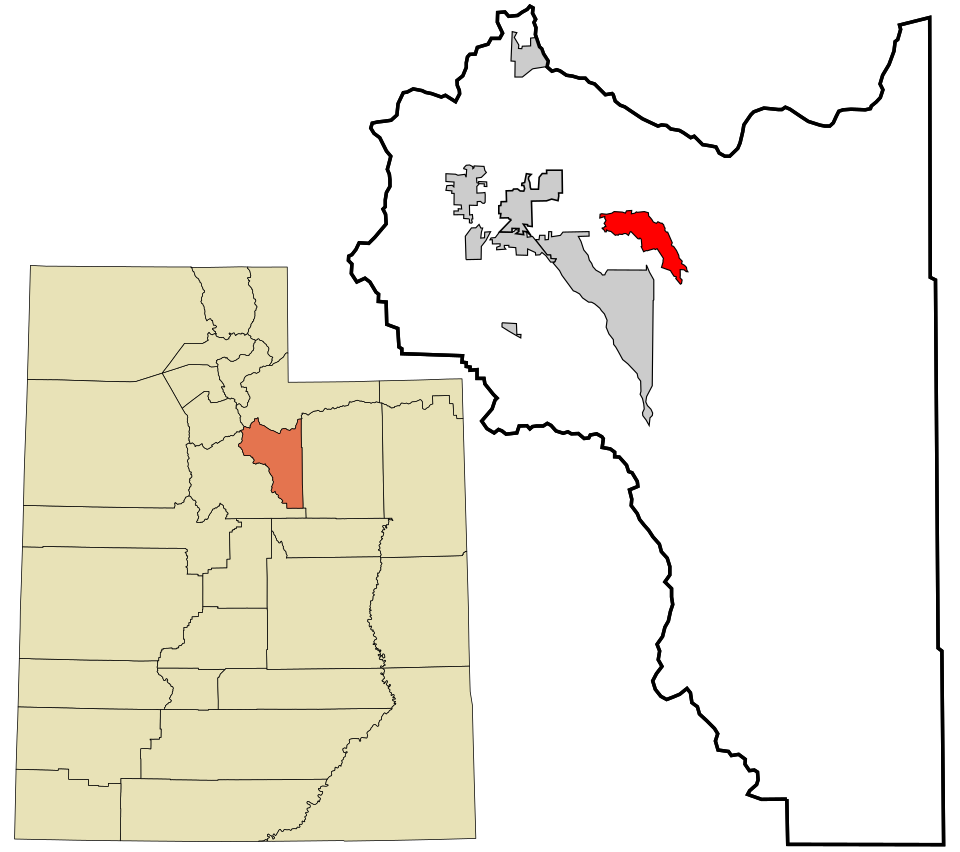 Locator map of Timber Lakes