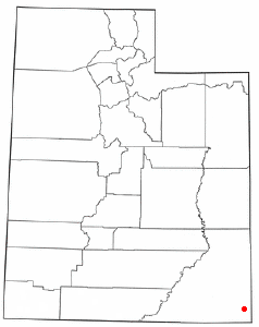 Locator map of Aneth