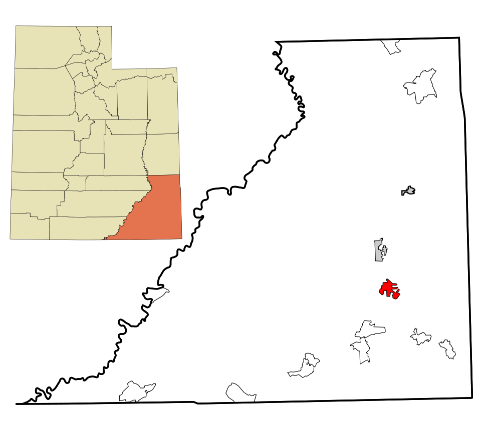 Locator map of White Mesa