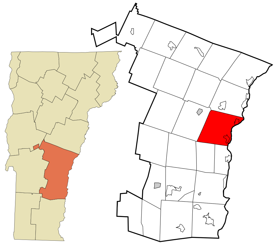 Locator map of Hartland