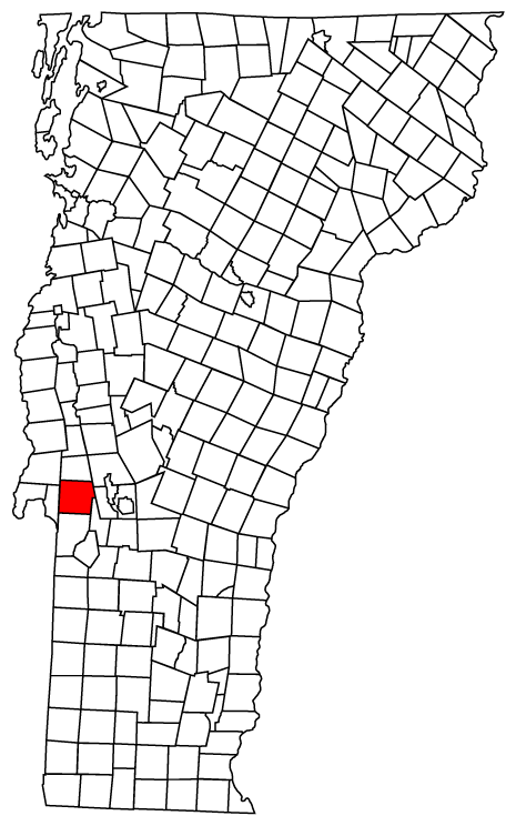 Locator map of Castleton