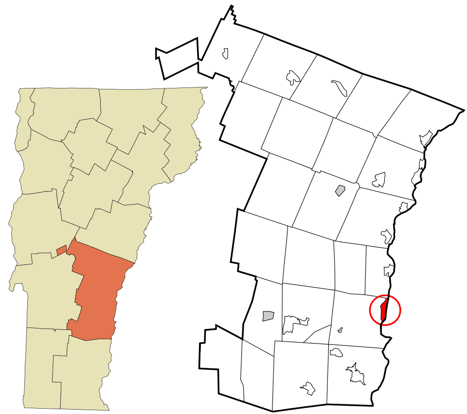 Locator map of Ascutney