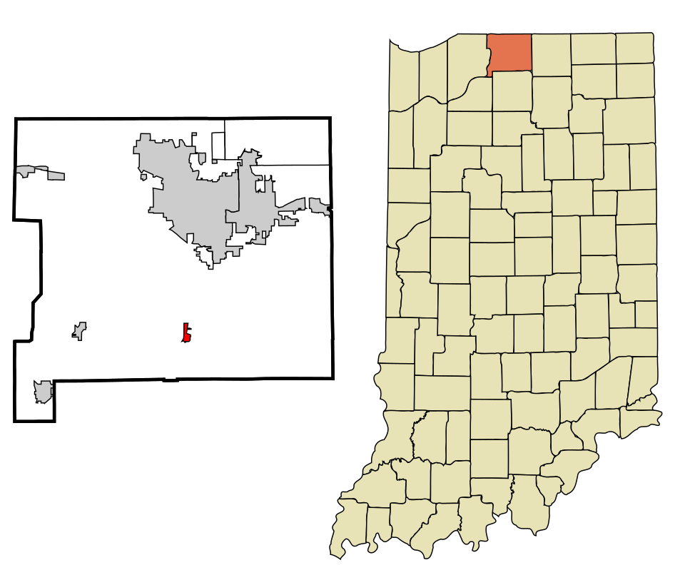 Locator map of Lakeville