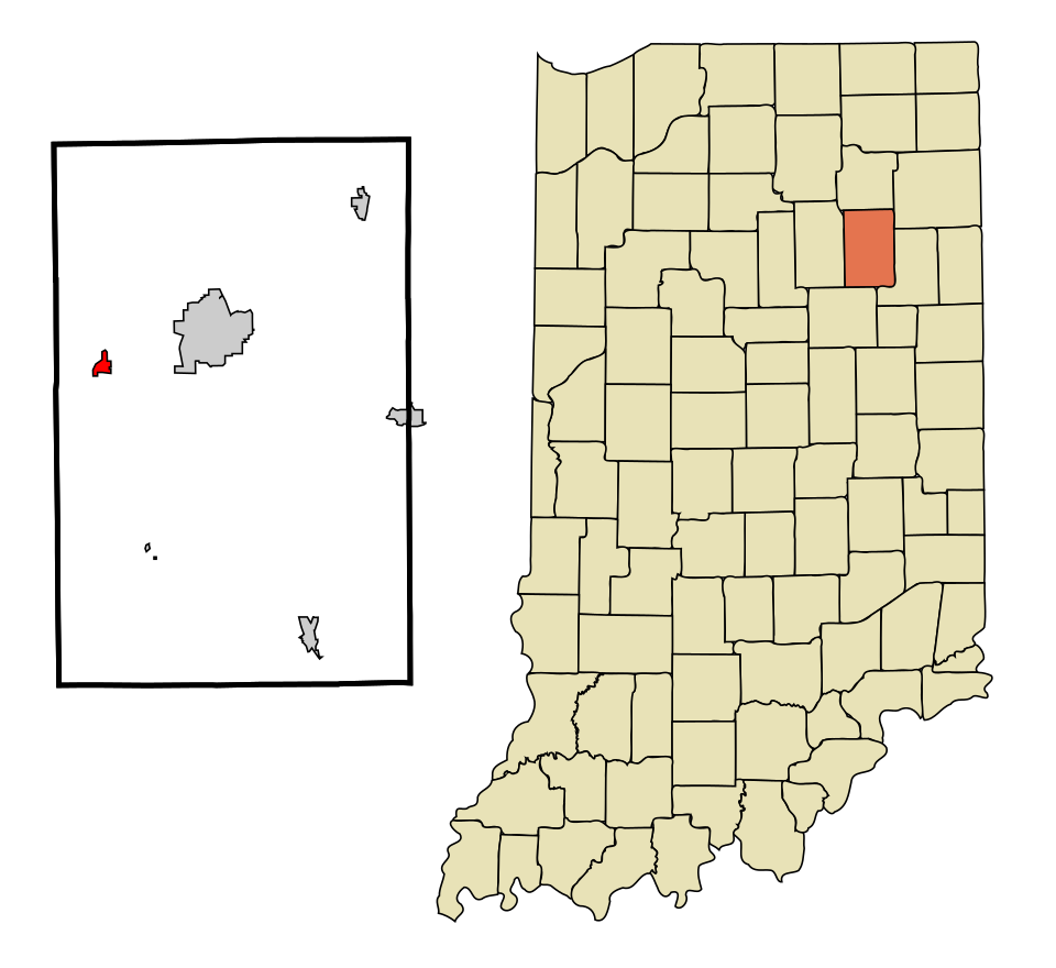 Locator map of Andrews
