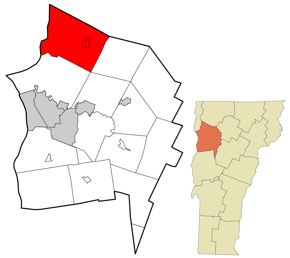 Locator map of Milton