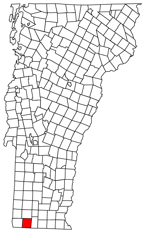 Locator map of Stamford