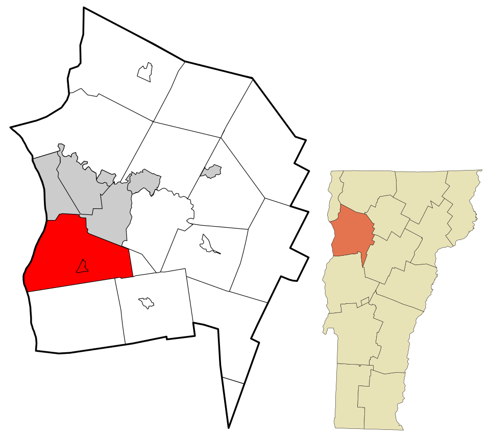 Locator map of Shelburne