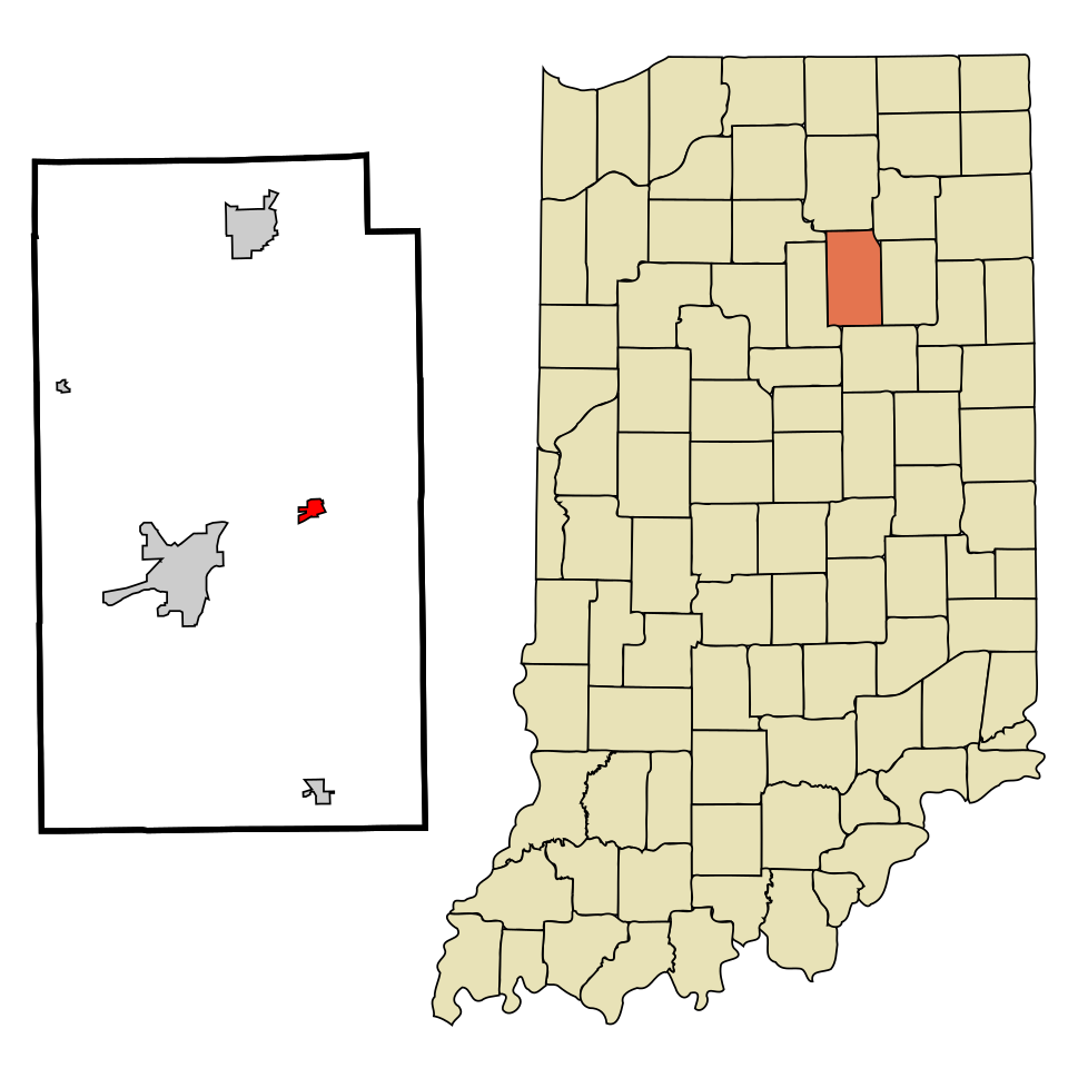Locator map of Lagro