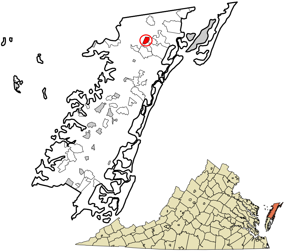 Locator map of Oak Hall