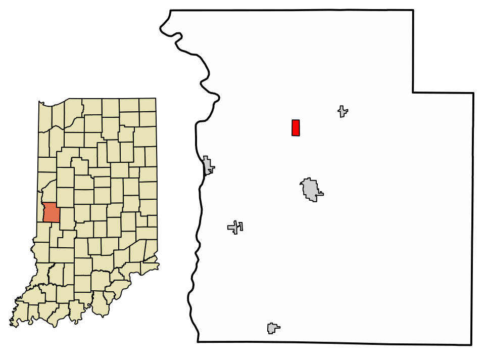 Locator map of Bloomingdale