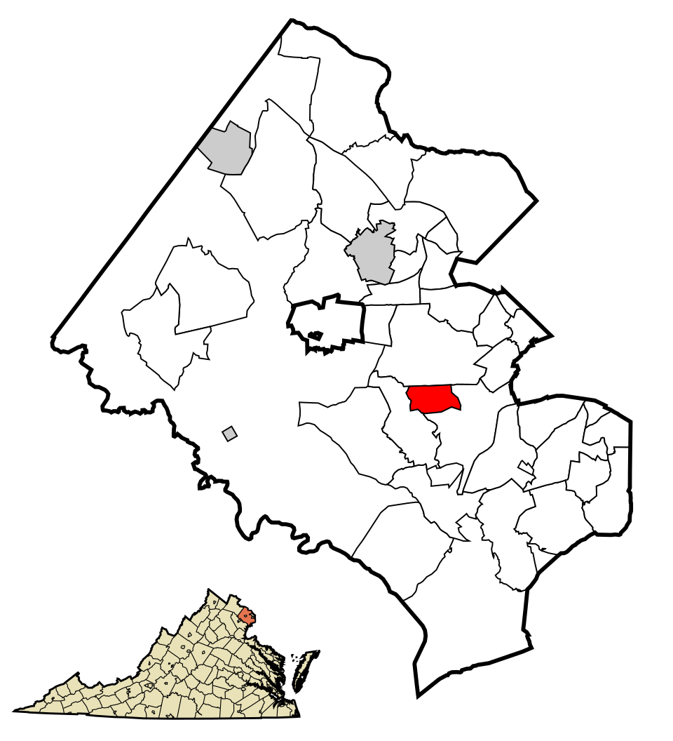 Map of North Springfield