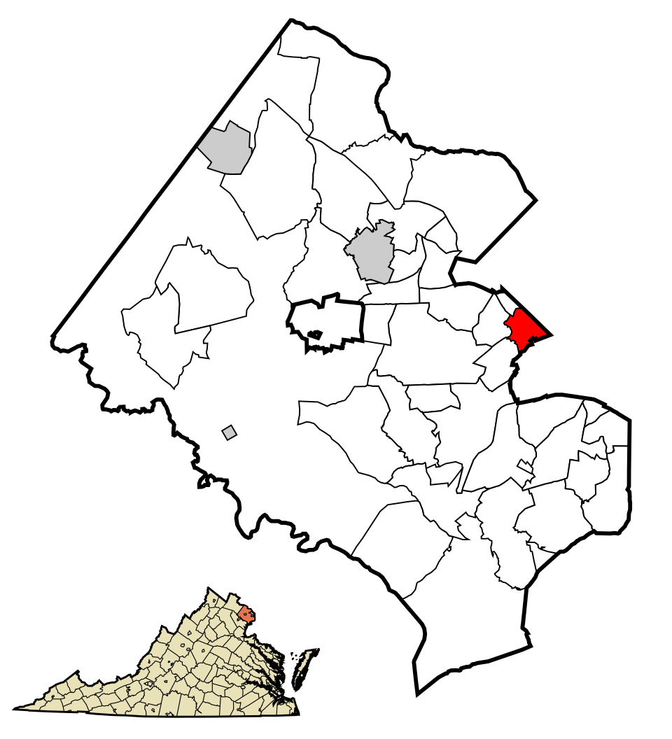 Map of Bailey's Crossroads