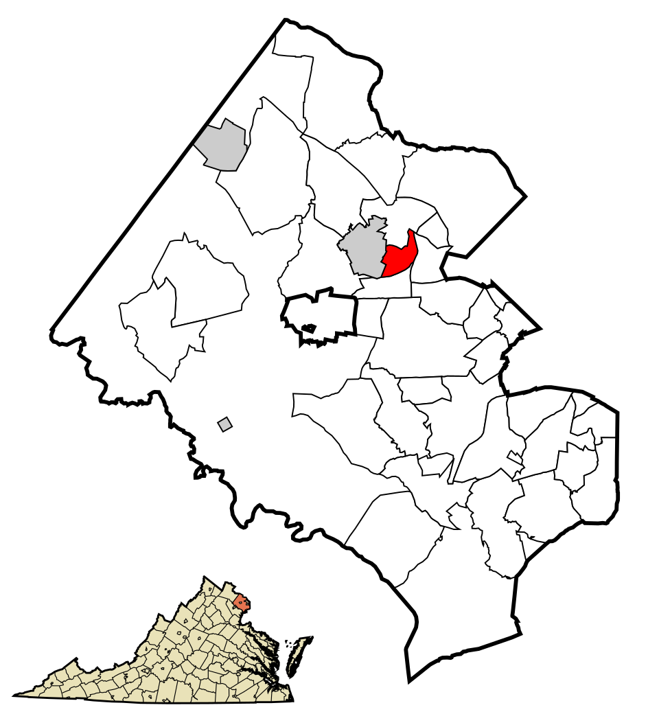 Map of Dunn Loring