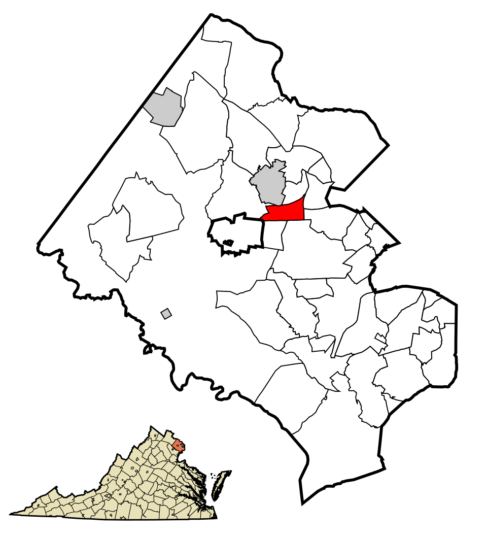 Locator map of Merrifield