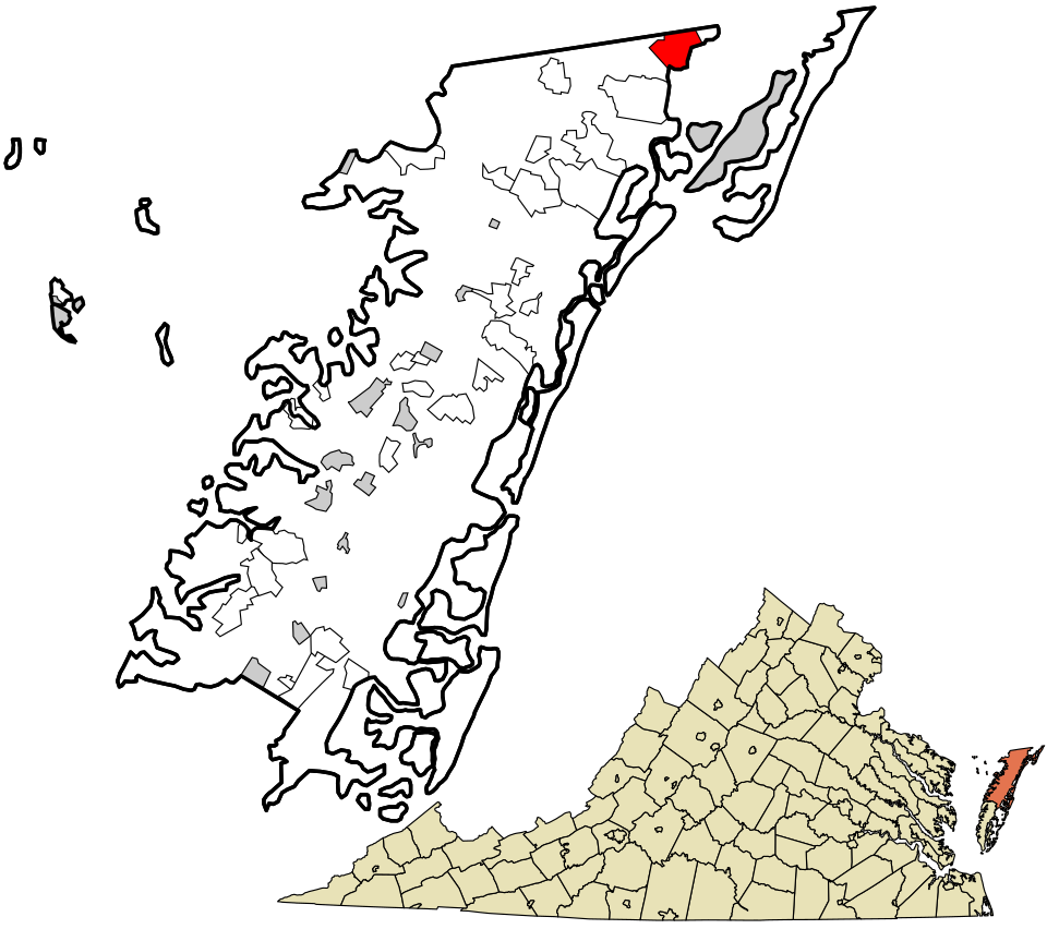 Locator map of Captains Cove