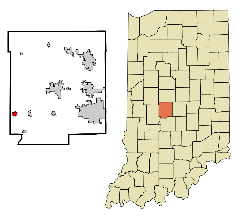 Locator map of Coatesville